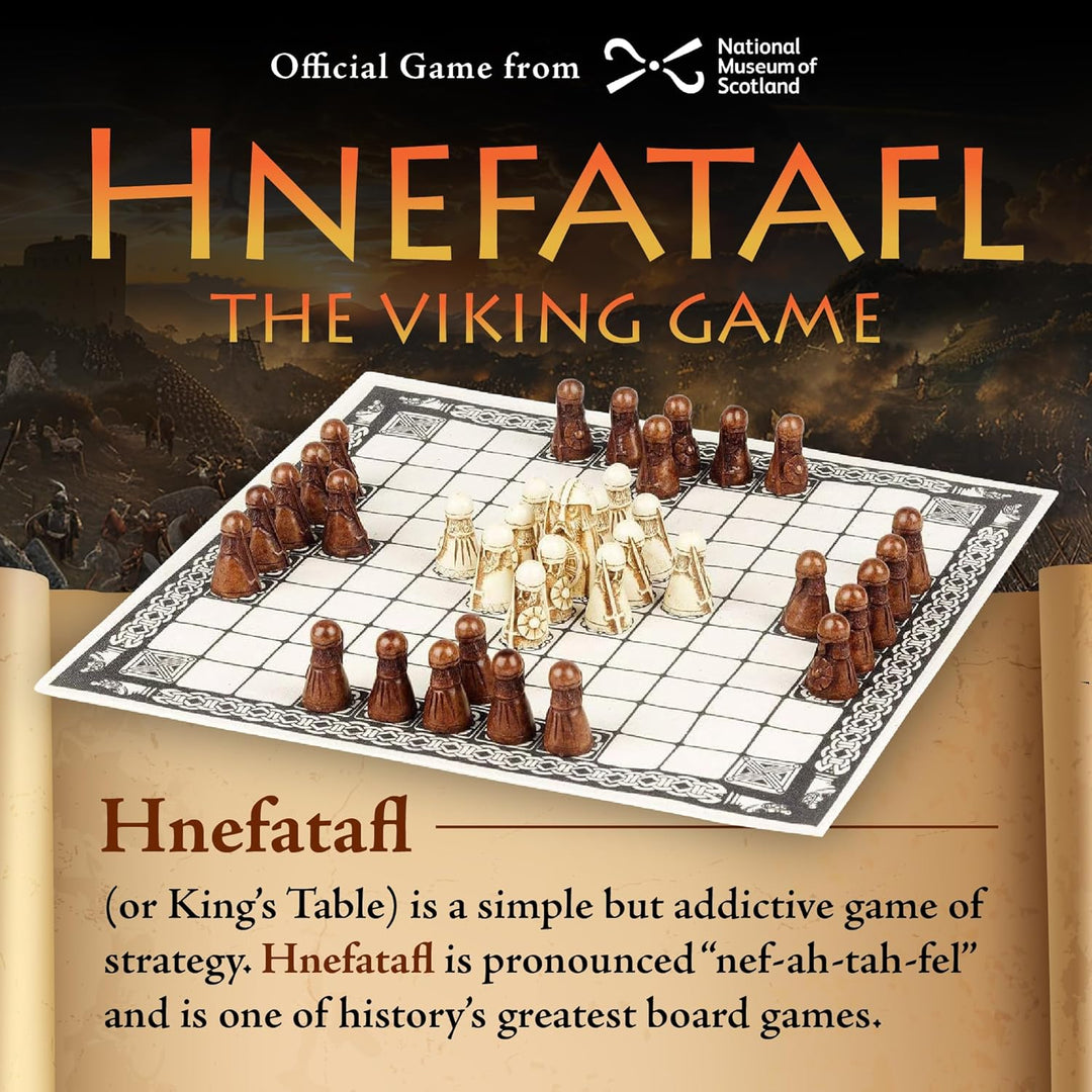 NMS Hnefatafl - das Wikingerspiel - Enthält EIN einzigartiges Baumwollbeutel/Taschendesign zum Spiel