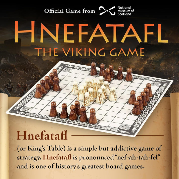 NMS Hnefatafl - das Wikingerspiel - Enthält EIN einzigartiges Baumwollbeutel/Taschendesign zum Spiel