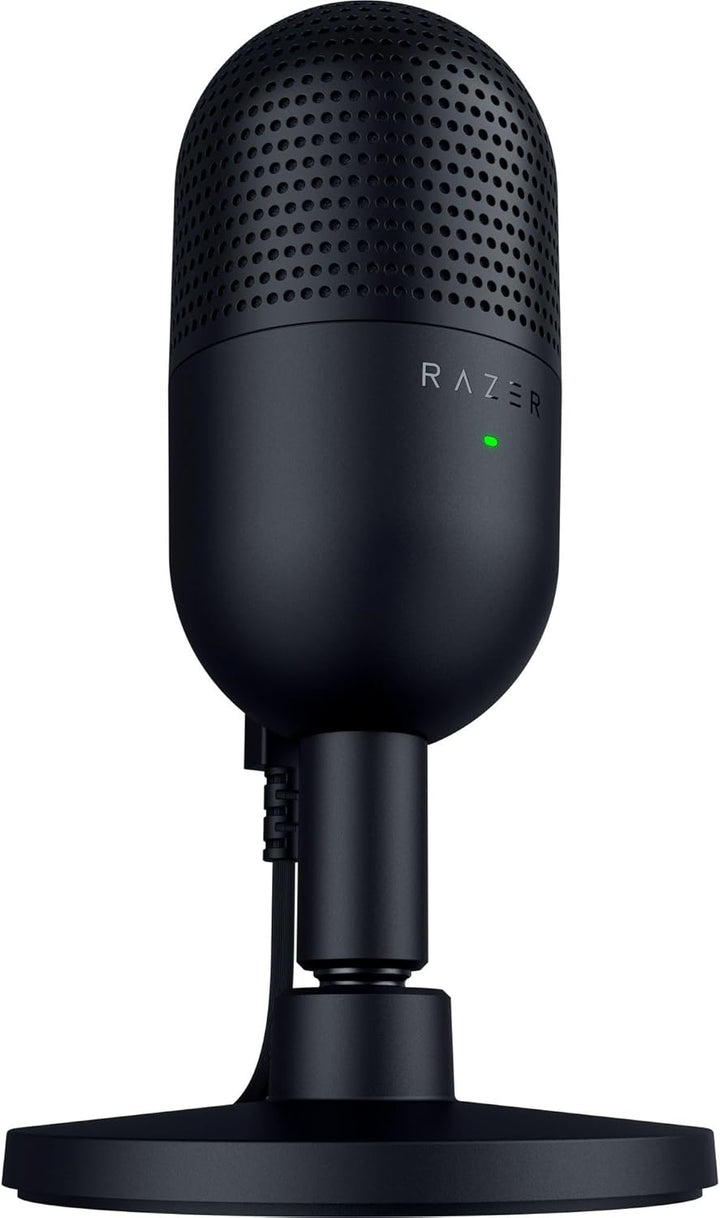 Razer Seiren V3 Mini - Ultrakompaktes USB-Mikrofon (14mm Supernieren Kondensatormikrofon, Tap-to-Mut