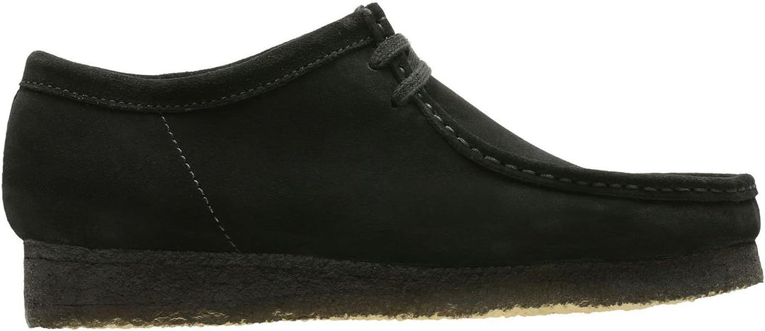 Clarks Herren Wallabee Mokassin 39.5 EU Schwarzes Wildleder, 39.5 EU Schwarzes Wildleder