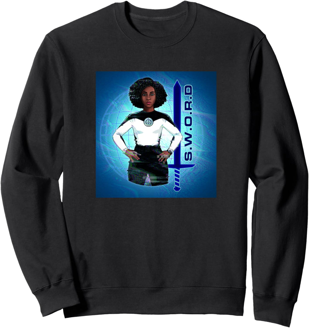Marvel WandaVision Monica Rambeau S.W.O.R.D. Poster Sweatshirt