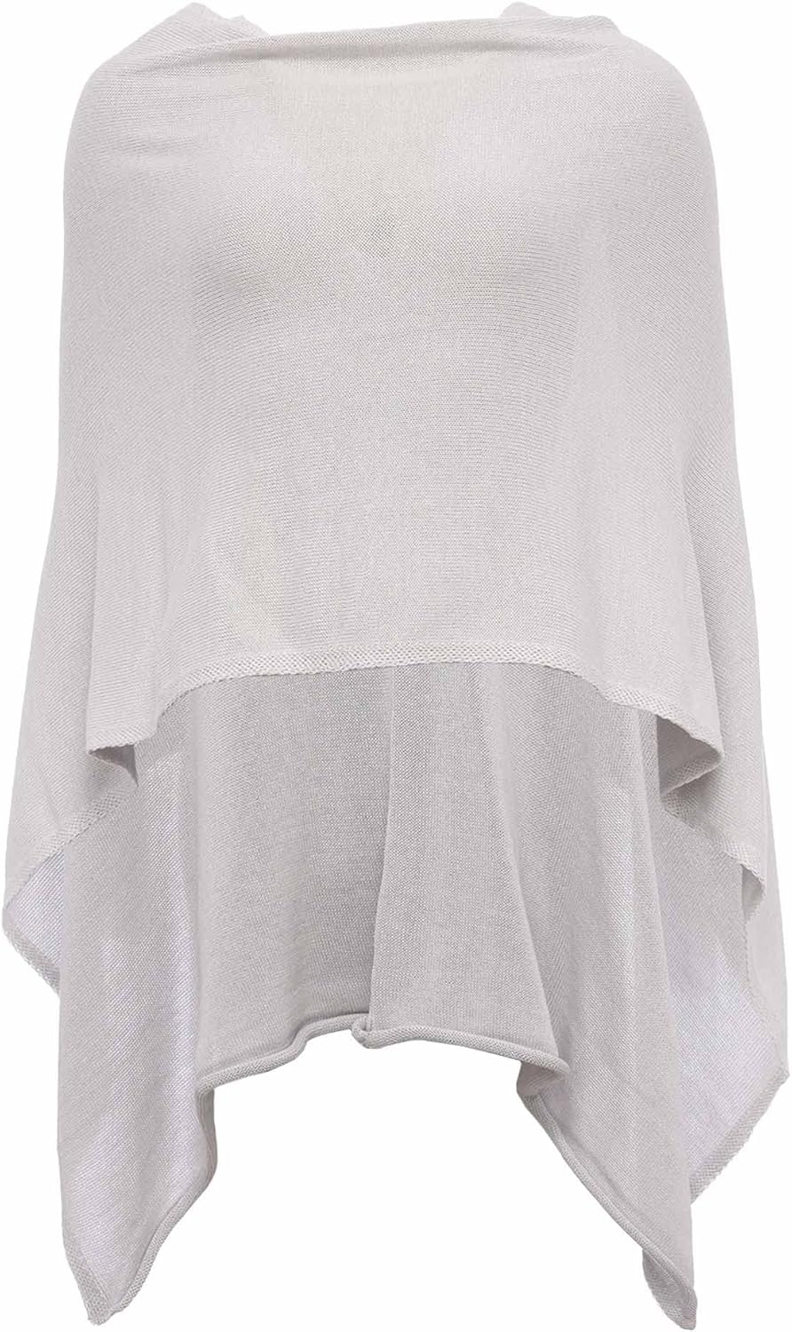 "Cashmere Dreams Poncho-Schal aus Baumwolle - Hochwertiges Cape für Damen - Umhängetuch und Tunika -