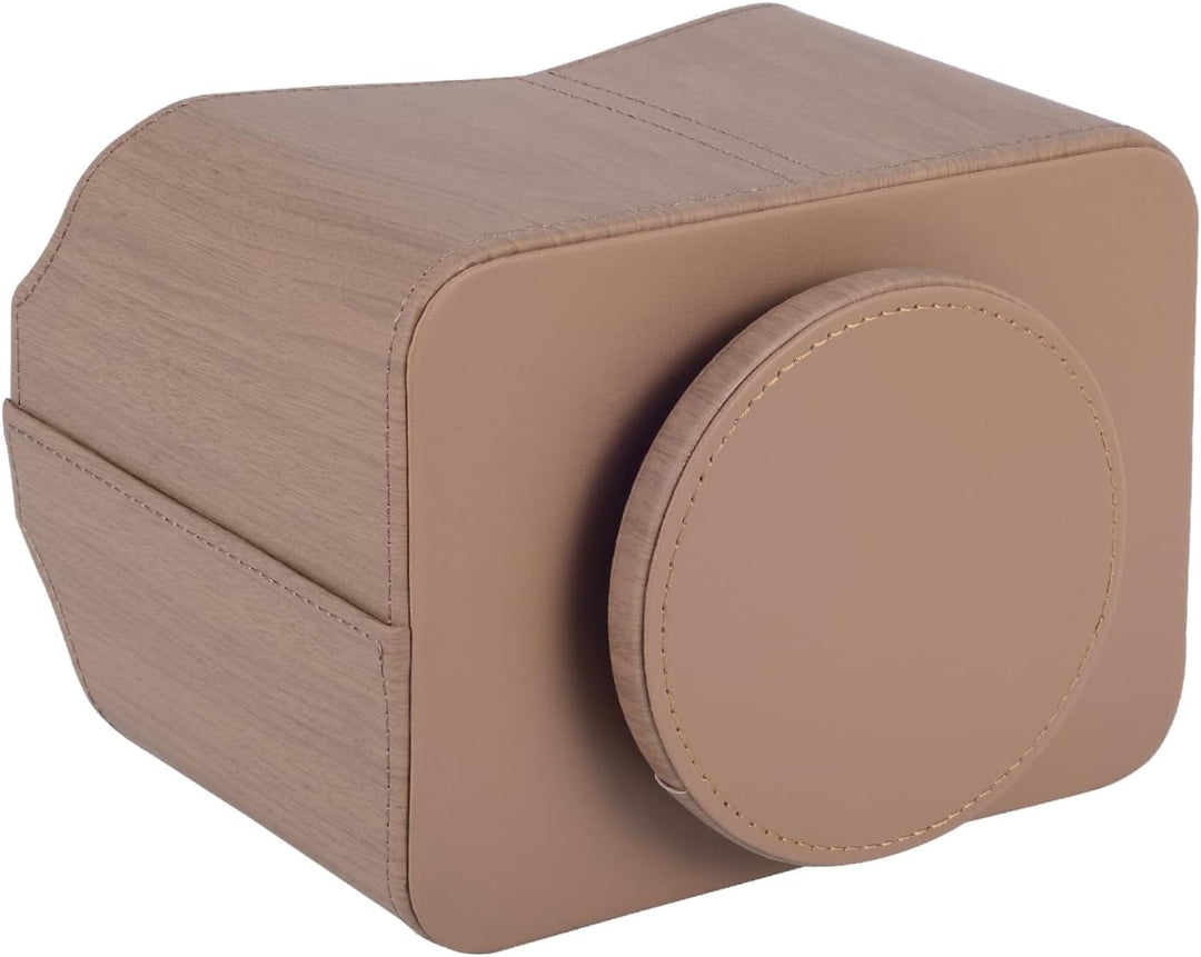 360-drehender Fernbedienungshalter, 5-Teile Nachttisch PU-Leder Multifunktionale Organizer Büro Schr