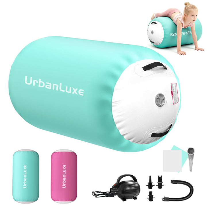 UrbanLuxe UrbanLuxe Air Rolle Turnen, Air Roll Aufblasbare, Luftrolle mit Elektropumpe, für Gymnasti