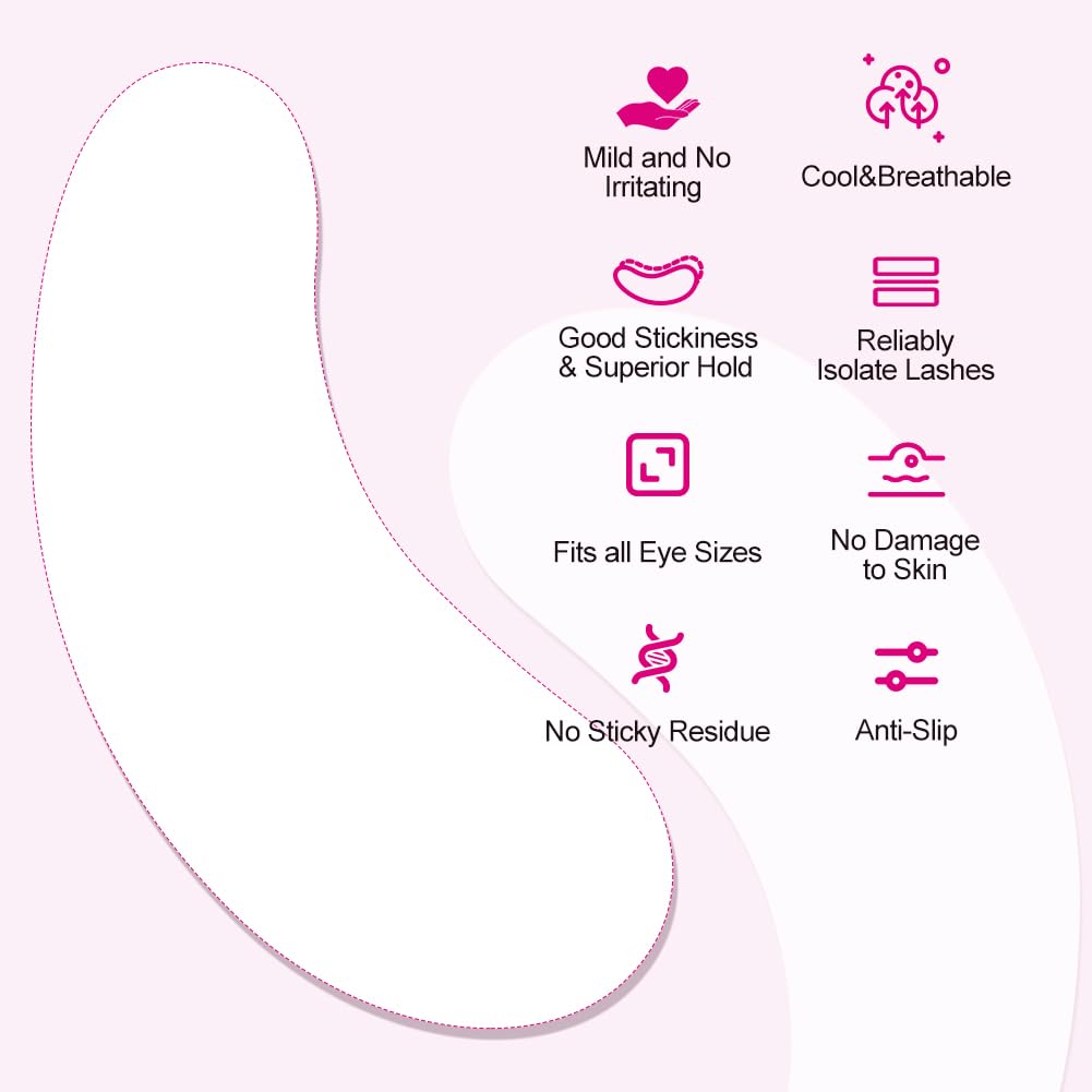Lunamoon 150Paar Augenpads für Wimpernverlängerung Wimpern Pads Wimpernverlängerung Pad Wimpernlifti