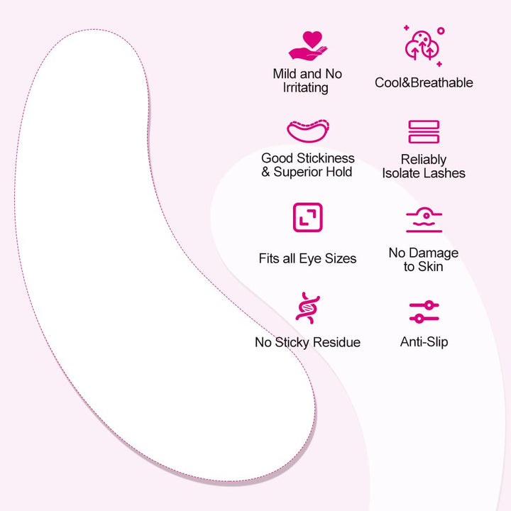 Lunamoon 150Paar Augenpads für Wimpernverlängerung Wimpern Pads Wimpernverlängerung Pad Wimpernlifti
