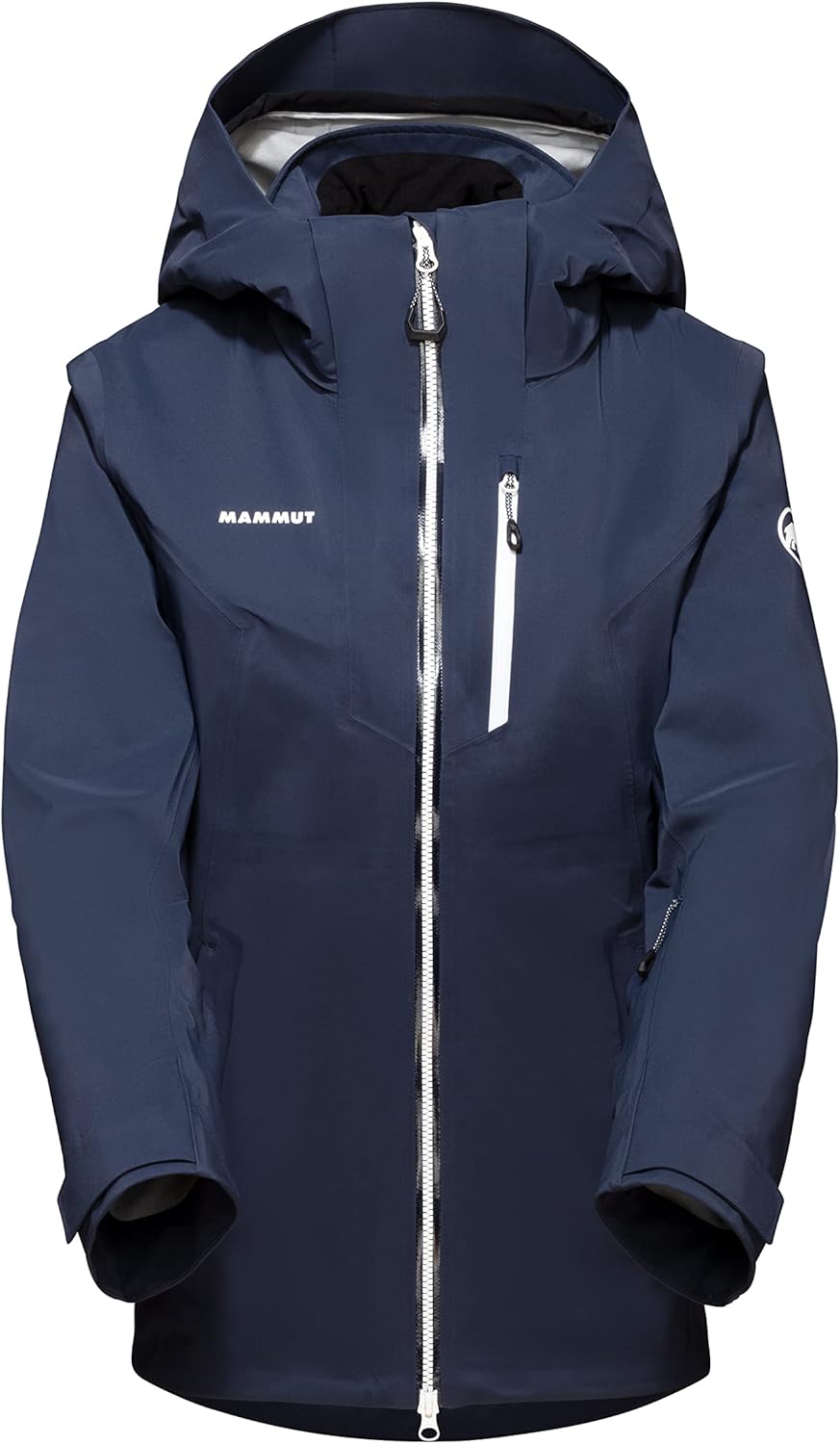 Mammut Damen Stoney Hardshelljacke mit Kapuze, marine/white