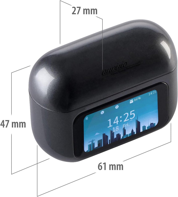 auvisio Headset: 2er-Set Clip-on-Ohrhörer & KI-Echtzeitübersetzer für 115 Sprachen, App (Echtzeit-Üb