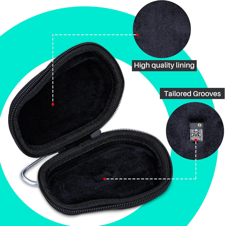 Hart Reise Schutz Hülle Etui Tasche für Logitech MX Master 4 / MX Master 3S / MX Master 3 / MX Matse