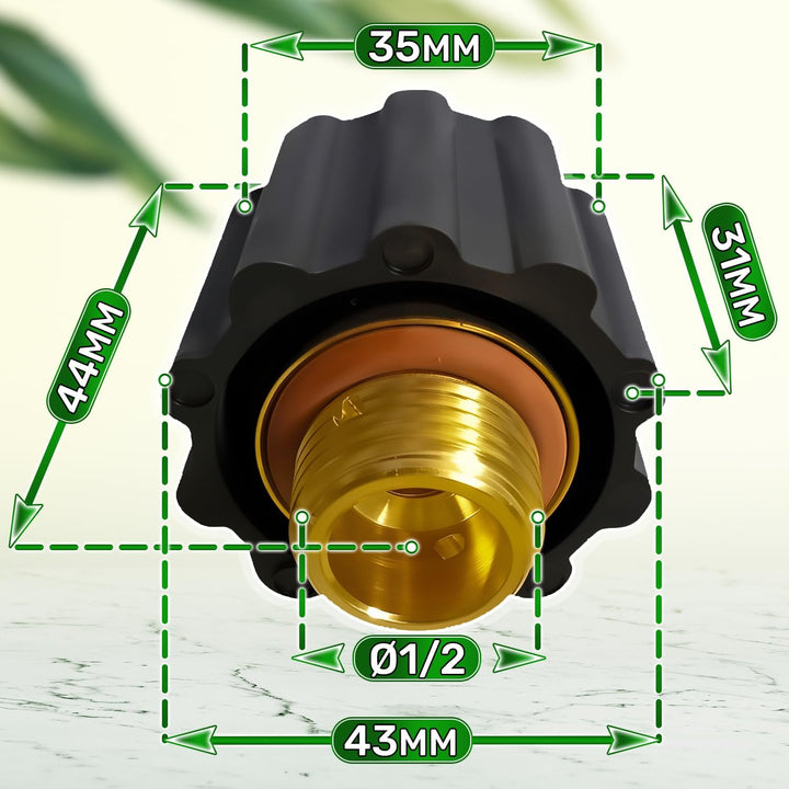 Ventil für Polti Vaporetto oder für Polti Vaporella - Einstellung 4,5 Bar - Aussengewinde von 1/2" V
