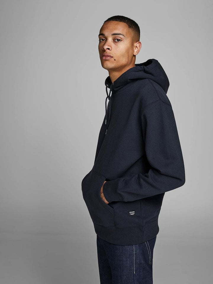 JACK & JONES Male Kapuzenpullover RDD Logo Kapuzenpullover L Blau (Navy Blazer/Reg), L Blau (Navy Bl