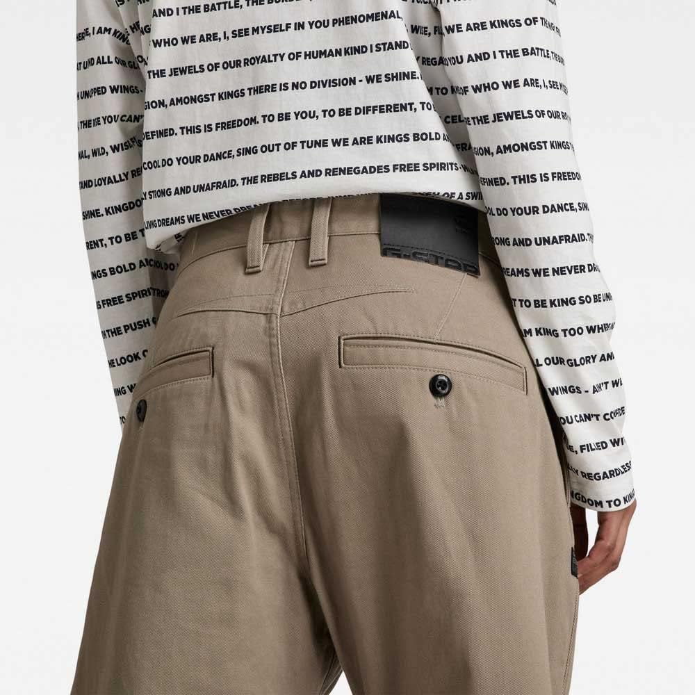 G-STAR RAW Damen Chino Relaxed Pants 27W Beige (Dk Lever D22151-c900-b416), 27W Beige (Dk Lever D221