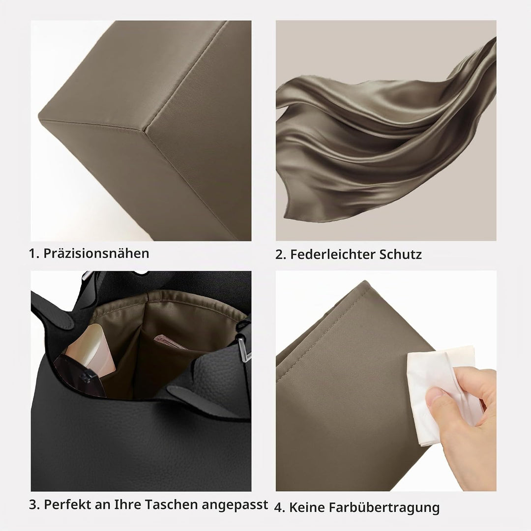 DGAZ Seide Taschenorganizer für Picotin 18/22, Bag in Bag Tasche Organizer, Taschenorganizer Shaper