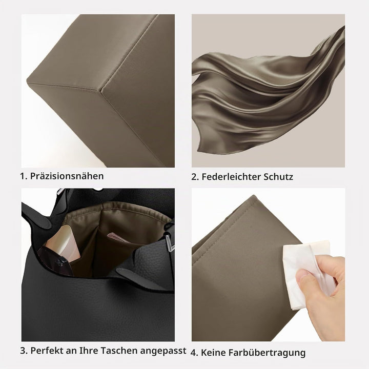 DGAZ Seide Taschenorganizer für Picotin 18/22, Bag in Bag Tasche Organizer, Taschenorganizer Shaper