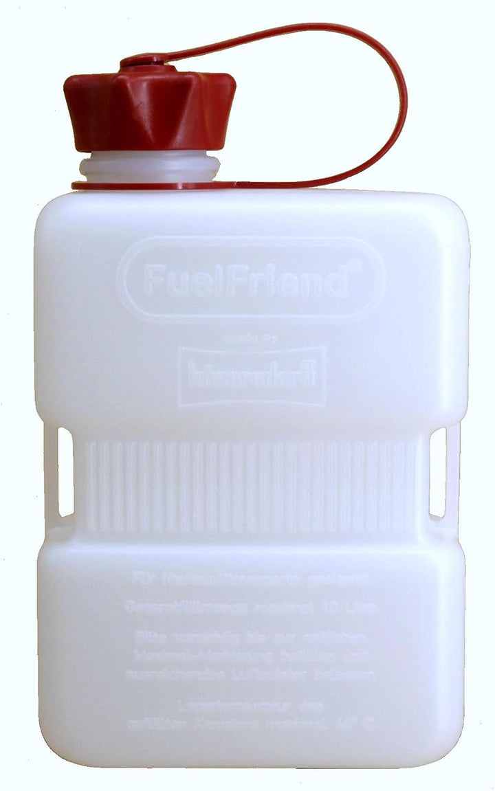 FuelFriend®-PLUS CLEAR 1,0 Liter - Klein-Benzinkanister Mini-Reservekanister