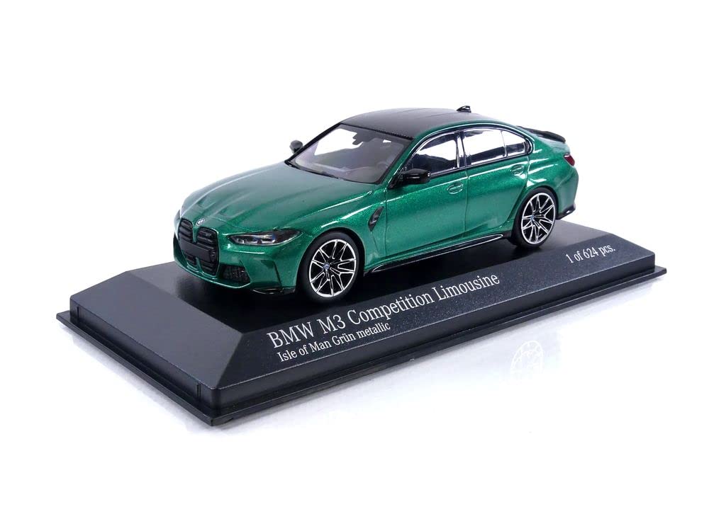 Minichamps 410020200 1:43 BMW M3-2020-Green Miniaturauto Sammlerstück grün
