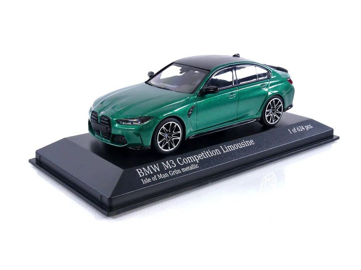 Minichamps 410020200 1:43 BMW M3-2020-Green Miniaturauto Sammlerstück grün