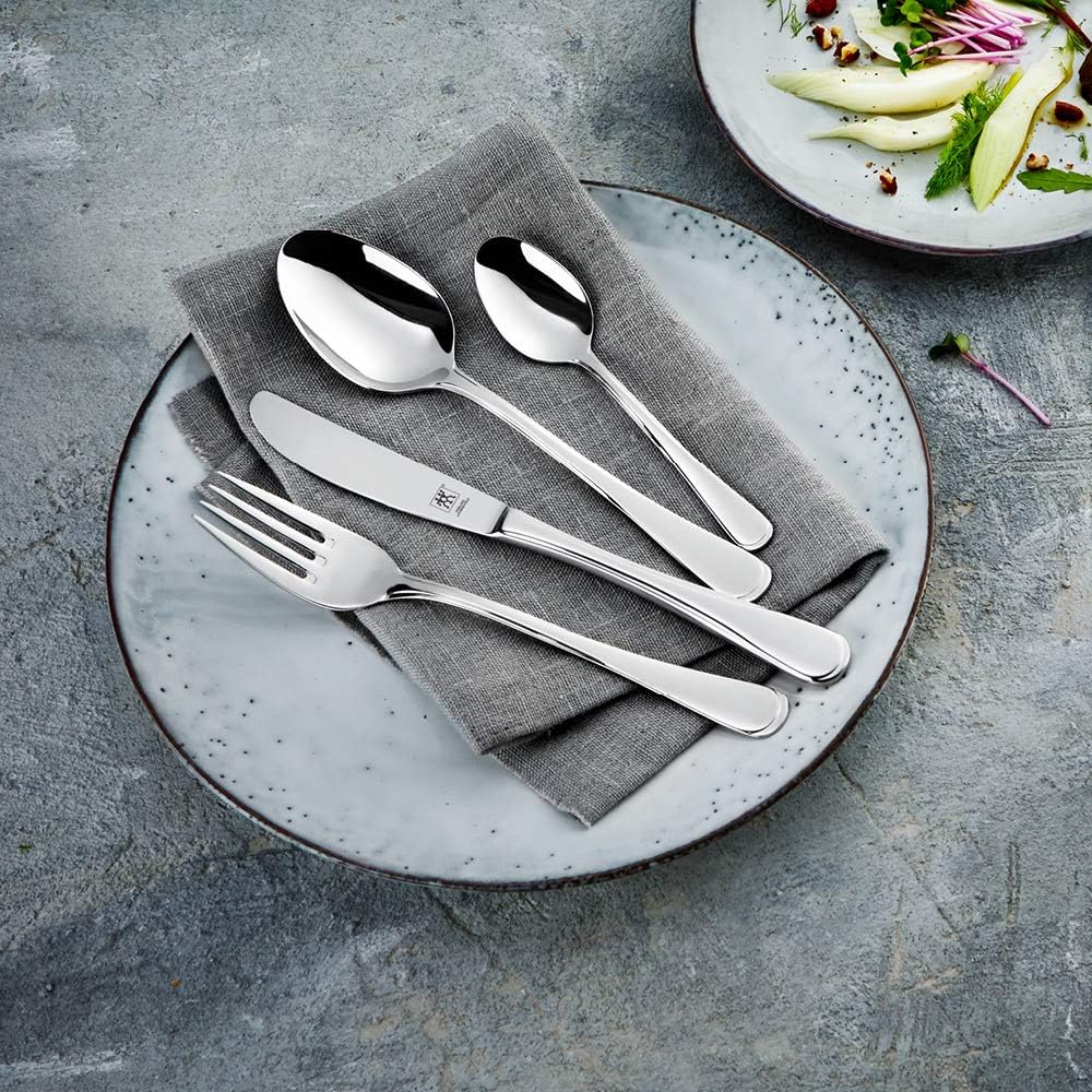 ZWILLING Nottingham Besteck-Set, 68-teilig, Für 12 Personen, 18/10 Edelstahl/Hochwertiger Klingensta