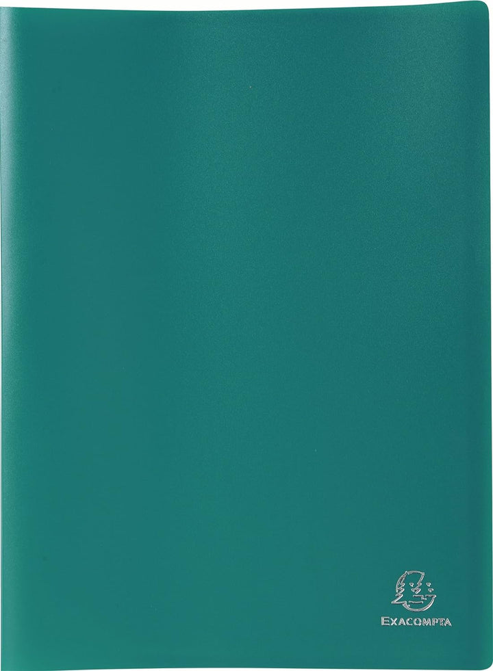 Exacompta 8590E 8er Pack Premium Sichtmappe OPAK aus blickdichtem Kunststoff DIN A4 mit 90 Klarsicht