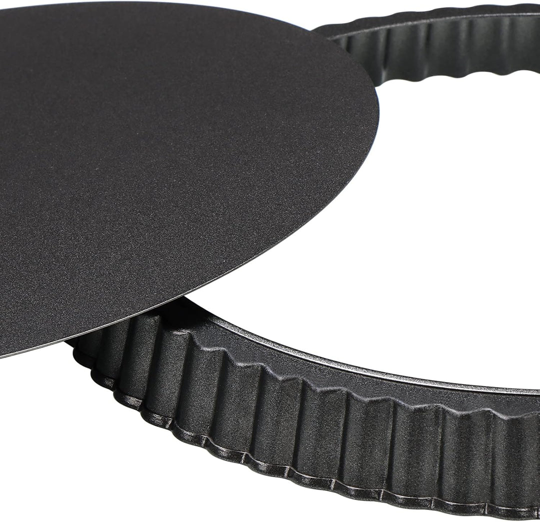 Sinnsally Quicheform,28cm Tarteform mit Hebeboden,Tarte Form Antihaftbeschichtete Quiche Tortenboden