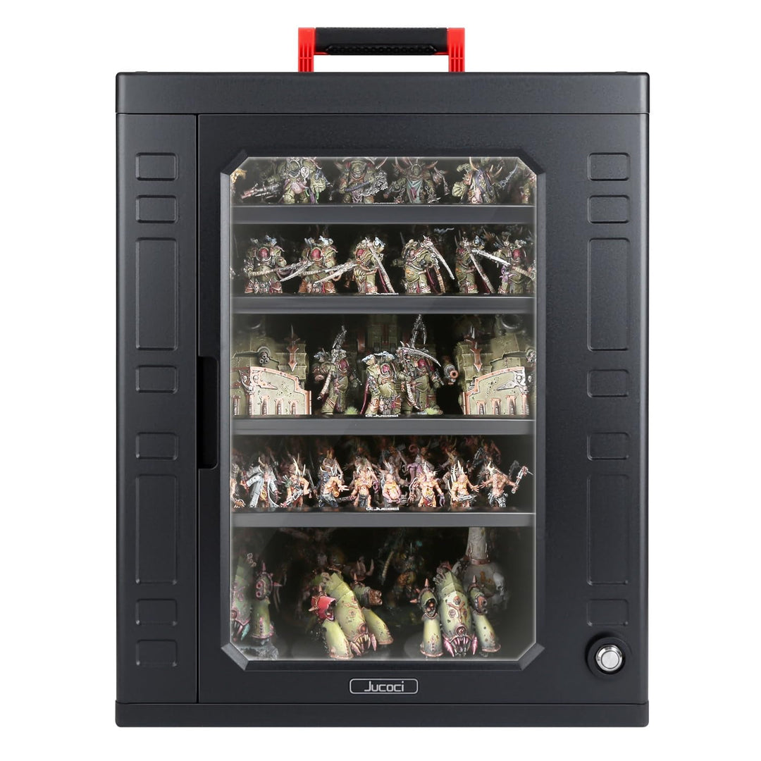 Jucoci Miniaturen Aufbewahrungskoffer Miniaturen Transportkoffer (Grossformat mit Licht) Grosses For