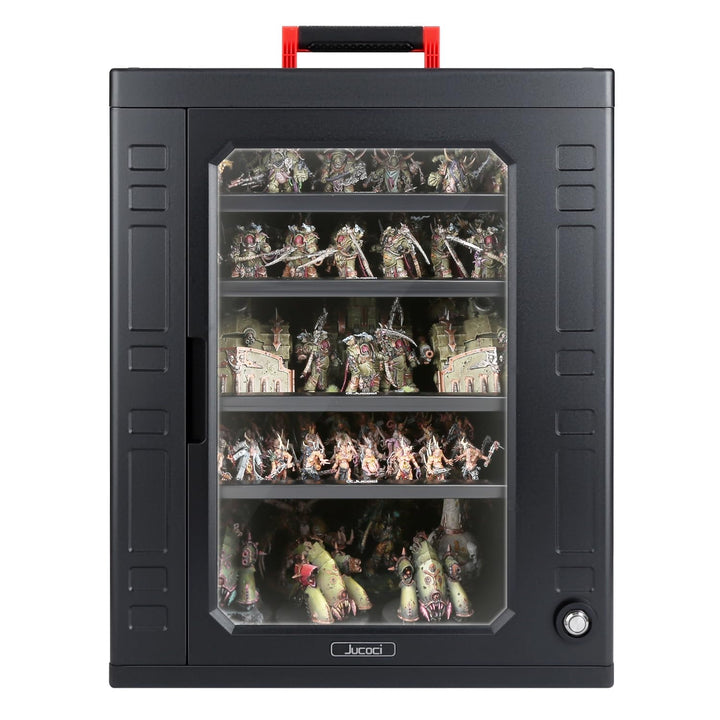 Jucoci Miniaturen Aufbewahrungskoffer Miniaturen Transportkoffer (Grossformat mit Licht) Grosses For