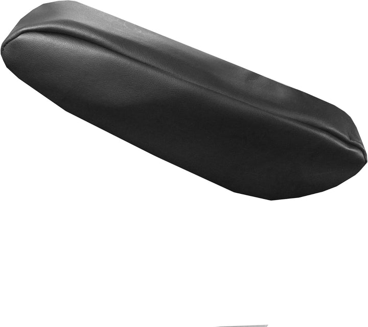 FH Group Premium Armlehnenbezug aus Kunstleder, halb-universal, Schwarz, 2 Stück Schwarz Kunstleder,