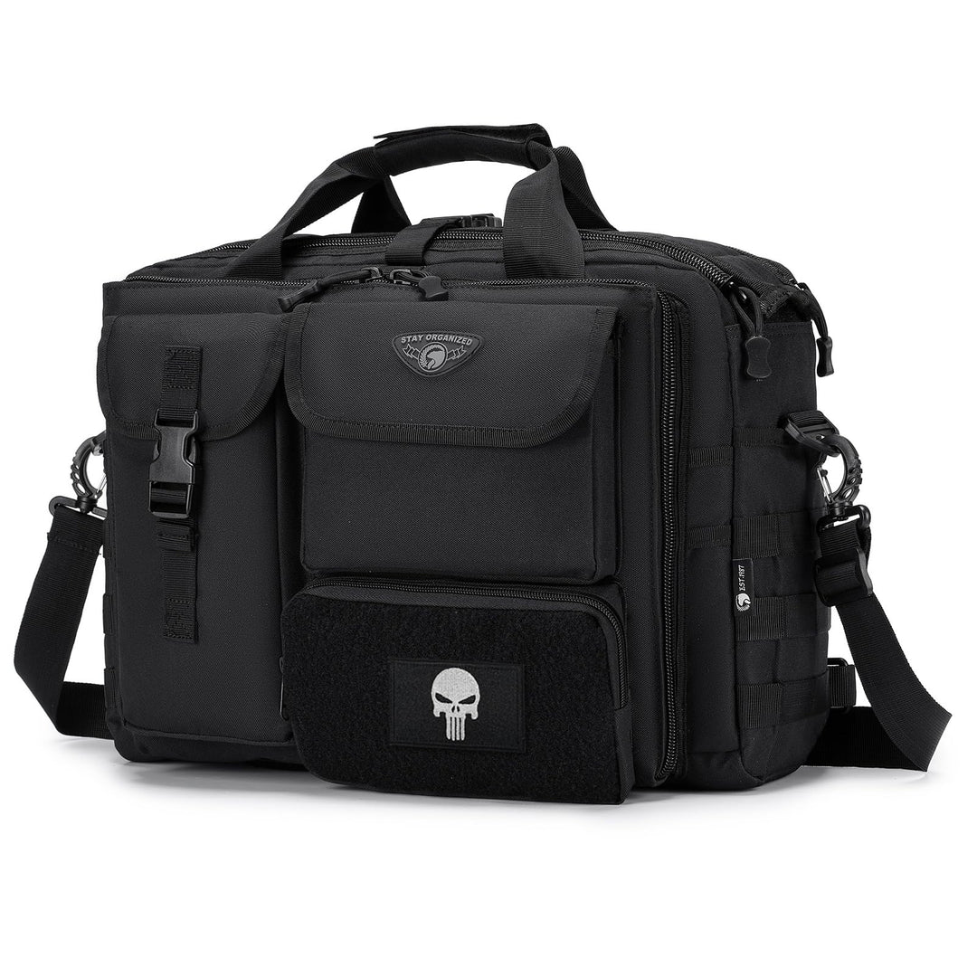 BAGZY Arbeitstasche Herren Multifunktional Taktische Tasche Range Bag Laptoptasche 14/15,6/17 Zoll A