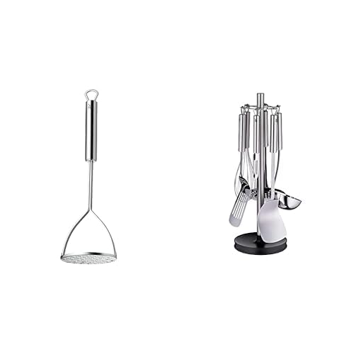 WMF Profi Plus Küchenhelfer Set 7-teilig, Ständer mit 6 Helfern & Profi Plus Kartoffelstampfer 28,5