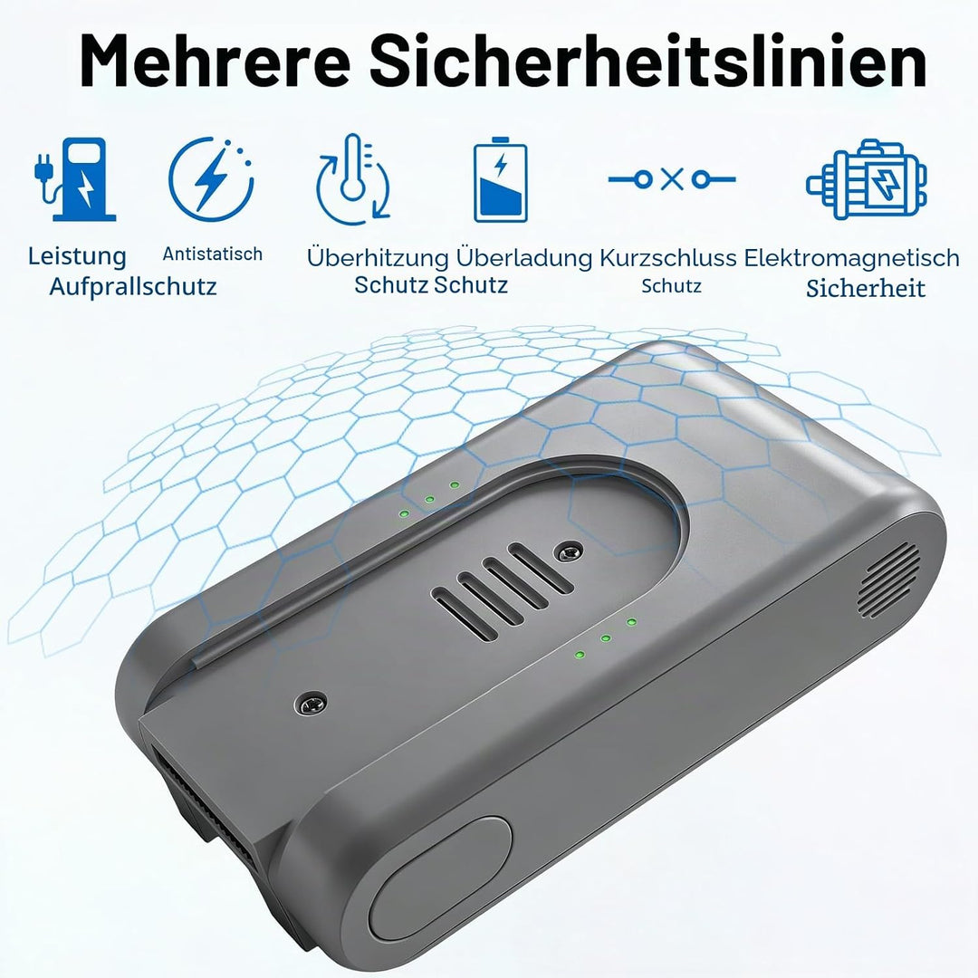 3000mAh 25,2 V Ersatzakku für Xiaomi G9, G10, G9 Plus, G10 Plus Staubsauger, akku für Dreame T20, T2