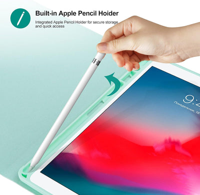 Qoosea Schutzhülle mit spanischer Tastatur für iPad 10,2 Zoll 9th 2021/ 8th Gen / 2020/7th Gen 2019/