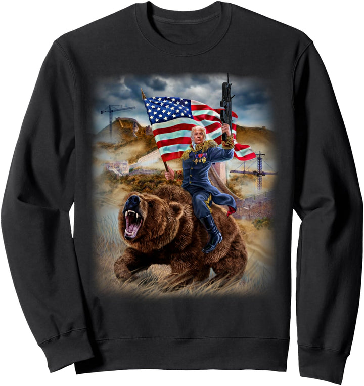 Präsident Donald Trump baut eine epische Mauer Sweatshirt