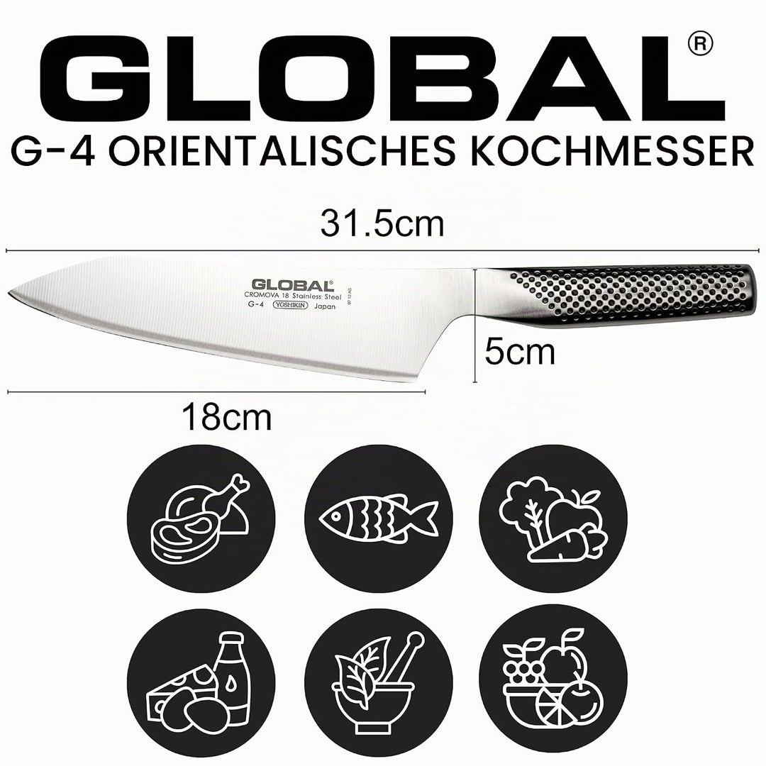 Global G-4 Chop-Messer, 18 cm
