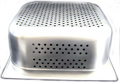airbrush-city GN 2/3 Gastronormbehälter GN-Behälter Edelstahl 9,5 Liter Tiefe 150mm gelocht