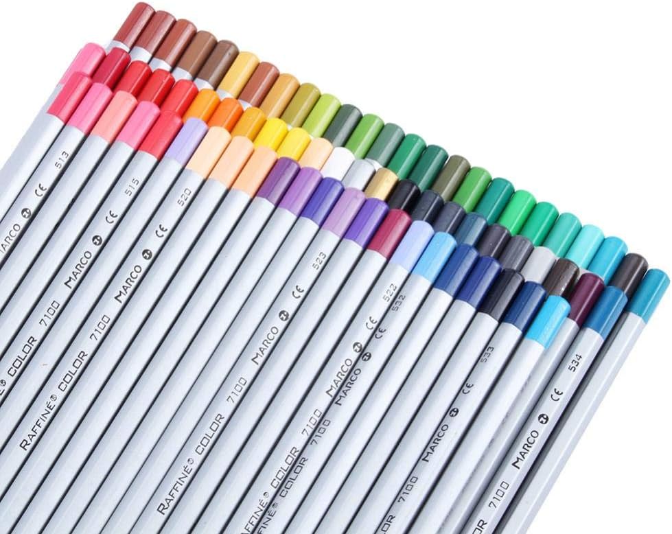 72 Buntstifte Professional Oil Base Buntstifte Set für Kunstzeichnungen Skizze Geeignet für Erwachse