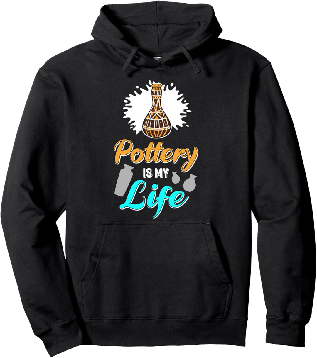 Töpfern ist mein Leben Ton Töpfer Töpferin Geschenk Töpfern Pullover Hoodie
