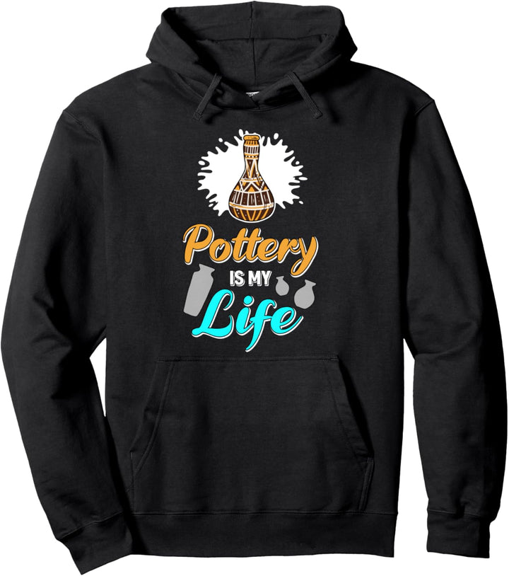 Töpfern ist mein Leben Ton Töpfer Töpferin Geschenk Töpfern Pullover Hoodie