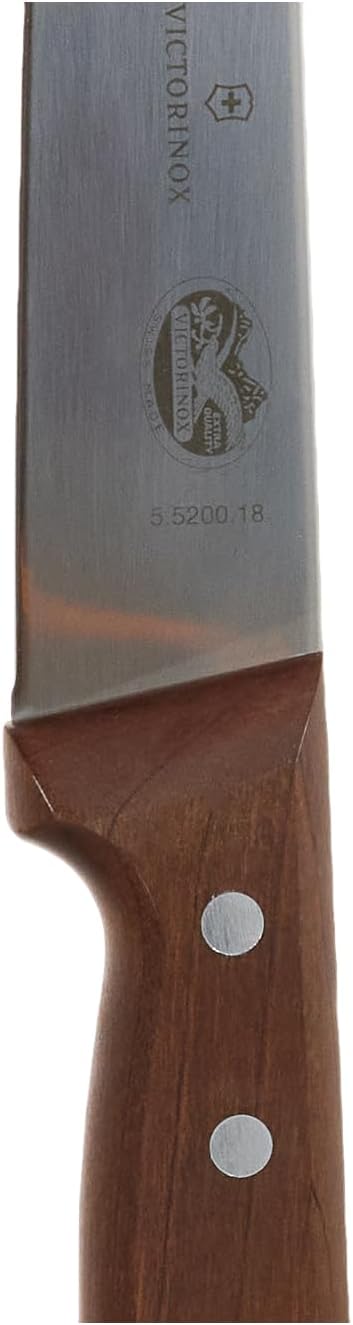 Victorinox, 5.5200.18, Wood, Schlachtmesser, Extra scharfe Klinge, mit geradem Schliff, mit edlem Ho