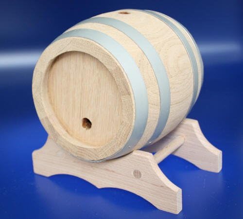 MAAJ® WEINFASS/WHISKYFASS/SCHNAPSFASS KOMPLETT AUS EICHENHOLZ 1,2,3,5,10L - MADE IN SLOWENIEN (1 L -