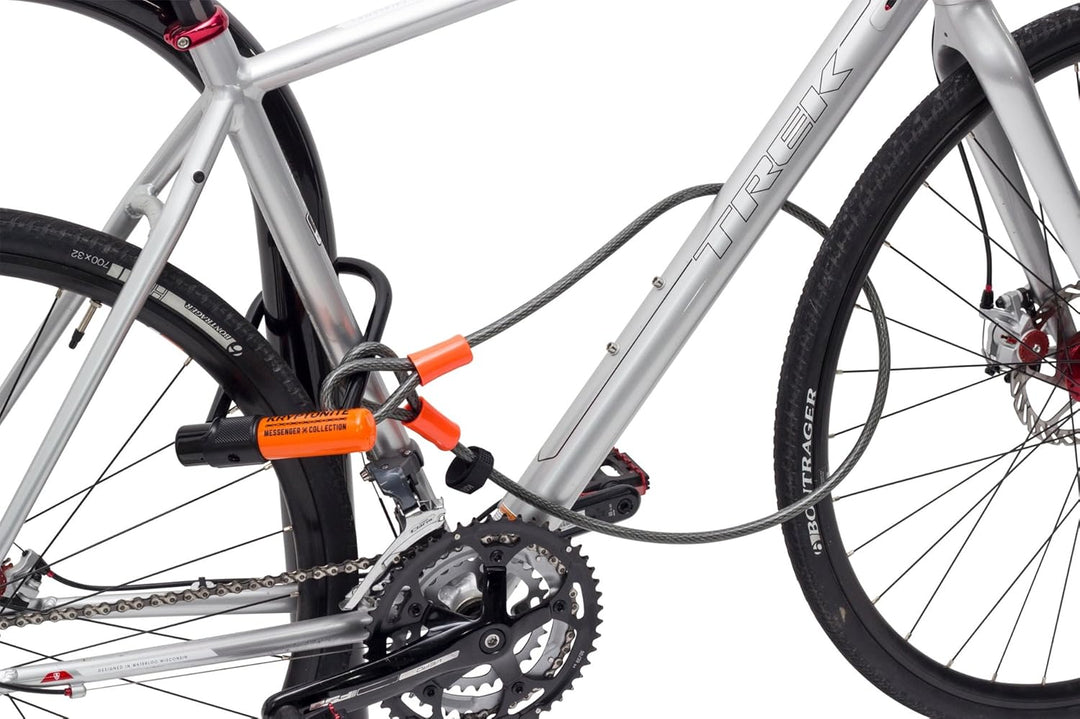Kryptonite New York LS Fahrradschloss, robust, U-Form New-U 2017 Schloss + Schlaufenkabel 213 cm, Ne