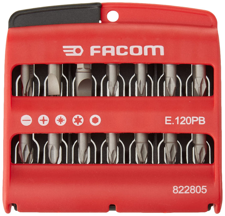 FACOM Bit Satz, 28 Teilig, in Box, 1 Stück, E.120