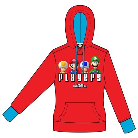 Bioworld Super Mario Bros. Charaktere Hoodie XS Rot