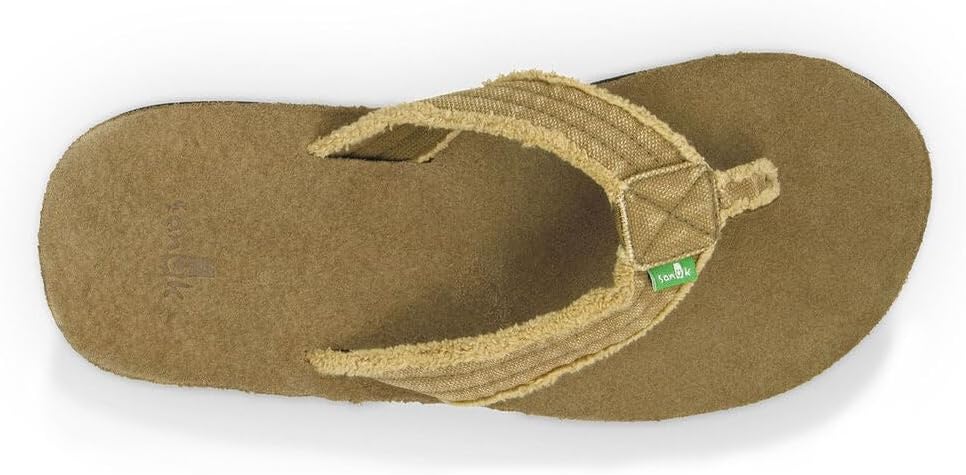 Sanuk Herren Fraid So Zehentrenner 51 EU Khaki, 49 EU Khaki