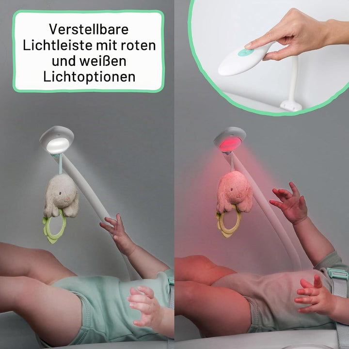 Ingenuity, Day &amp; Night Sylvi Wickelauflage, Inklusive Nachtlicht, Leicht zu reinigen, Zusätzlicher K