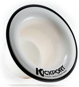 Kickport KP1BK Sound Port für Bass Drum inkl. T-Ring weiss, weiss