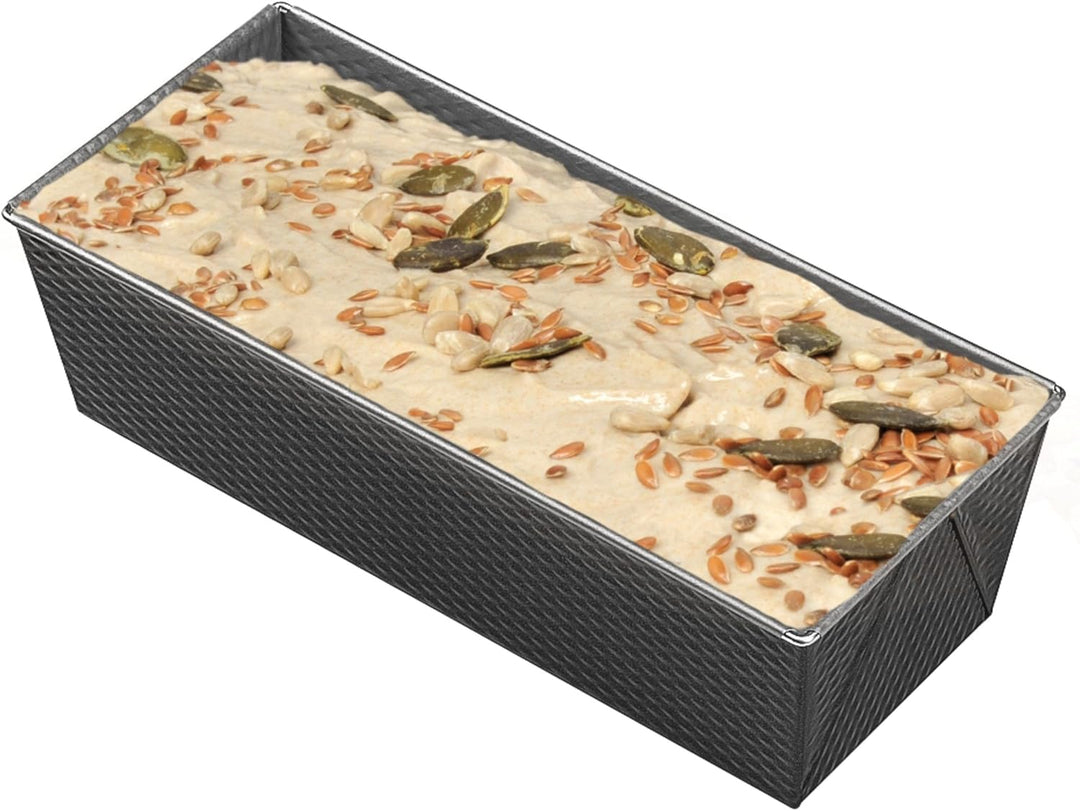 Original Kaiser Brotform 35 cm rechteckig für 1500 g Brote, Kastenform Kuchen Brote, antihaftbeschic