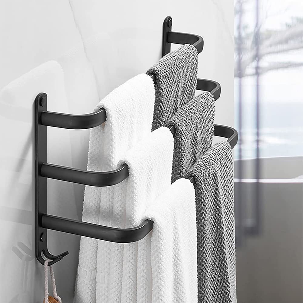 Handtuchhalter für Badezimmer, Wandmontage, Handtuchhalter auf Fuss, Zubehör für Badezimmer, ohne Bo