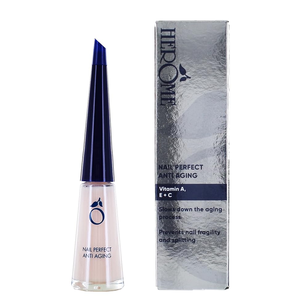 Herome Nail Perfect Anti Aging mit verstärkendem Effekt - 10ml - Nagelverstärker mit Anti-Aging-Komp