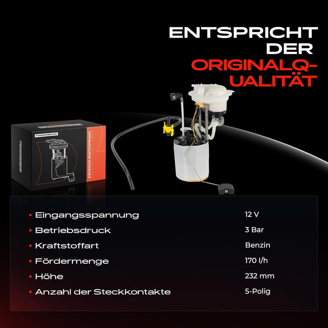 Kraftstoffpumpe Benzinpumpe für CC 358 P-a-s-s-a-t 362 3C2 357 P-a-s-s-a-t Variant 365 3C5 1.4L 1.8L