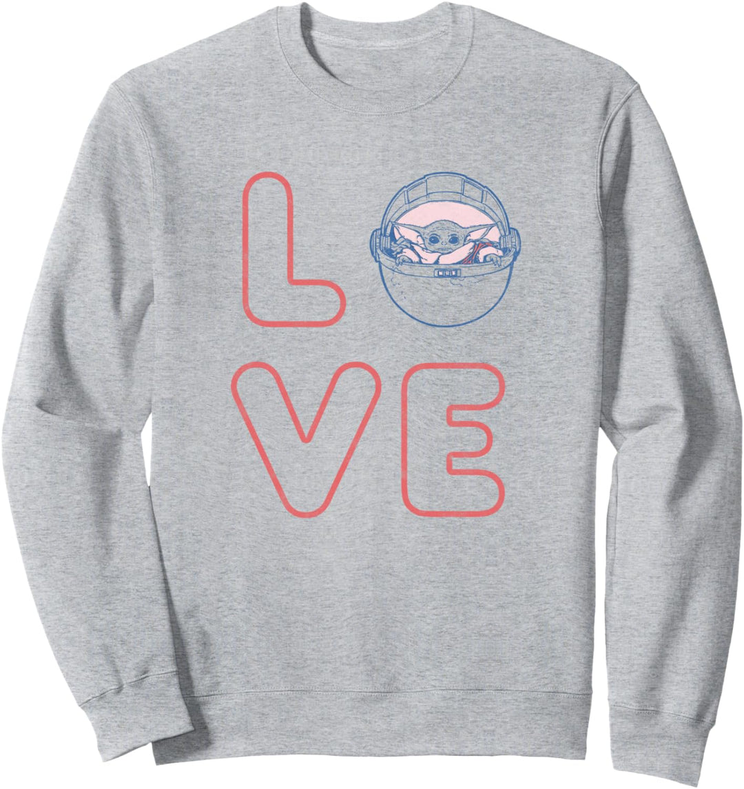 Star Wars: The Mandalorian The Child In Pod Love Valentine Sweatshirt